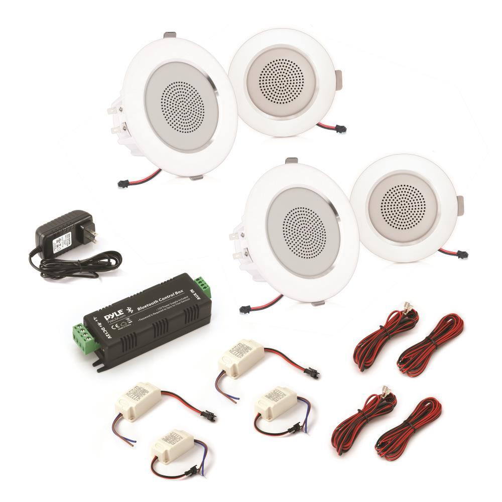 Pyle Pdic4cbtl4b 4 Bluetooth Ceiling Wall Speaker