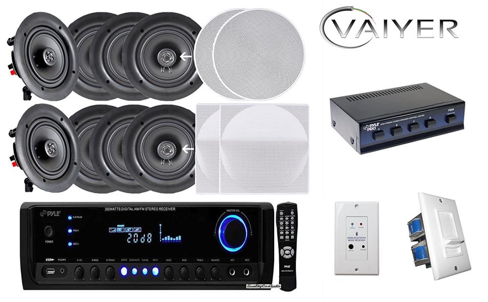 Vaiyer Vakthsp390svc Vaiyerkits Home Theater Kit 8 In Wall