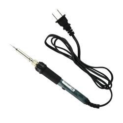 Installation Solution 60 Watts Adjustable Temperature Soldering Iron 110V - 5 Selectable Temperatures, Ergonomic Soft-Touch Handle, Stainless Steel Tube, Copper Head