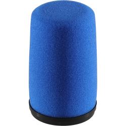 Auray High-Density Foam Replacement Windscreen for Shure SM7 Microphones – Blue, Reduces Plosives and Breath Noise with Snap-On Design – Perfect for Studio Recording, Broadcasting, and Podcasting