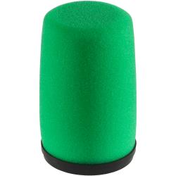 Auray High-Density Foam Replacement Windscreen for Shure SM7 Microphones – Green, Reduces Plosives and Breath Noise with Snap-On Design – Perfect for Studio Recording, Broadcasting, and Podcasting