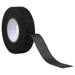 Pipeman’s Installation Solution High Heat Harness Cloth Tape 19mm x 15M - Non-Woven PET and Acrylates Copolymer, Black