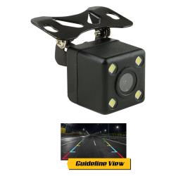 Pipeman’s Installation Solution Car Rearview Camera - 4 LED Lights, Guideline View, High Sensitivity, and Wide Angle Vision