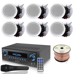 525”-Ceiling-Wall-Mount-Frame-less-Speakers---2-Way-Mid-bass-Woofer-Speaker-05''-Mylar-tweeters-Flush-Design-w-80Hz---20kHz-Frequency-Response-andamp;-200-Watts-Power-Easy-Installation-sold-as-single
