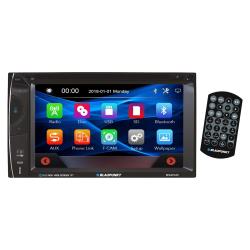 Blaupunkt 62” Double DIN Fixed Face Touchscreen DVD Receiver with Bluetooth, USBSD Inputs and Remote Control - Multimedia Entertainment System for Car Audio