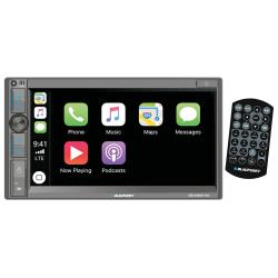 "BLAUPUNKT 695″ Double Din Mechless Receiver with Wireless Apple CarPlayAndroid Auto and Bluetooth, 695” Touch Screen, Front USB 20A Input, SD Card Input