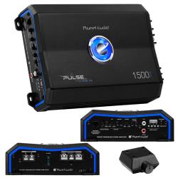 Planet Audio PL15001M Monoblock Car Amplifier - 1500 Watts, 24 Ohm Stable, Class AB, Mosfet Power Supply