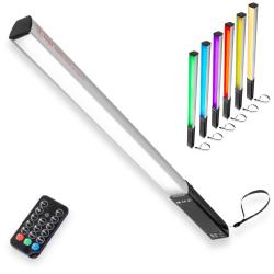 Raya Brite Stix RGB LED Light Wand (15") – Ideal for Photo and Video, Adjustable 3000-6000K, 431 Lux Output, 12 Effects, 972 CRI, 99 TLCI, USB-C Rechargeable, IR Remote, Includes Carry Case