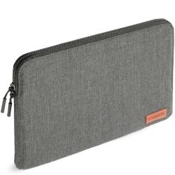 Ruggard LuxeWeave Laptop Sleeve for 13" MacBook Air – Fits Most 13" Laptops, Water-Resistant 600D Nylon, Plush Padded Interior, Easy-Grip Zipper Pulls, Ash – Perfect for Travel and Everyday Use