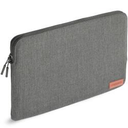 Ruggard LuxeWeave Laptop Sleeve for 15" MacBook Air – Ash – Designed for 15" Laptops with LuxeWeave Fabric, Plush Interior, Water-Resistant Nylon, Wide-Access Opening, and Easy-Grip Zipper Pulls – Ideal for Everyday Protection and Stylish Portability