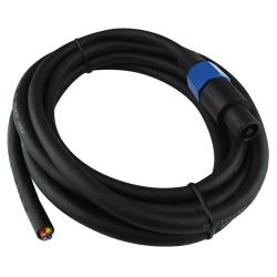 Pipemans Installation Solution 12ft 4-Wire Speak-On Cable for High-Fidelity Audio Systems and Professional Installations