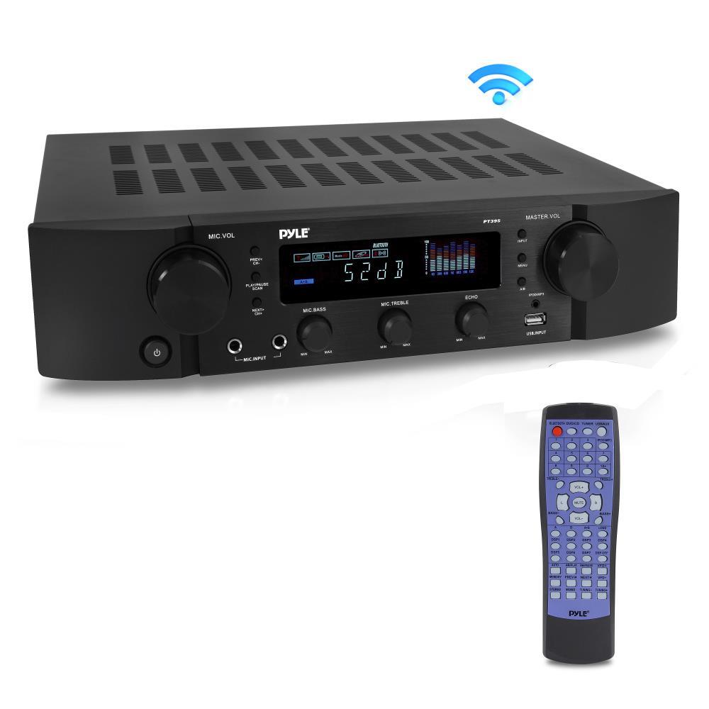 Pyle PT395 Bluetooth Hybrid PreAmplifier, Home Theater Stereo Pre