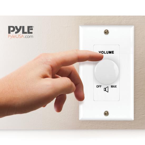 Pyle Pvc1 Pyle Wall Plate Wall Mount Rotary Volume And Audio Speaker Control Electrical Outlets