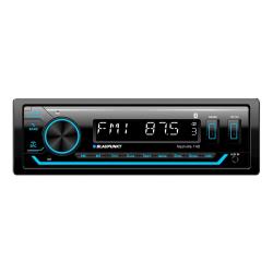 BLAUPUNKT Fixed Face Mechless AM/FM Receiver with Bluetooth, USB Input, and Hands-Free Calling